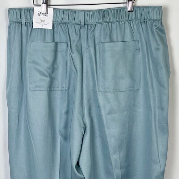 Croft & Barrow Womens Tapered Mid Rise Pants Size 18 Zapata Blue Relaxed Fit NWT - Picture 13 of 16